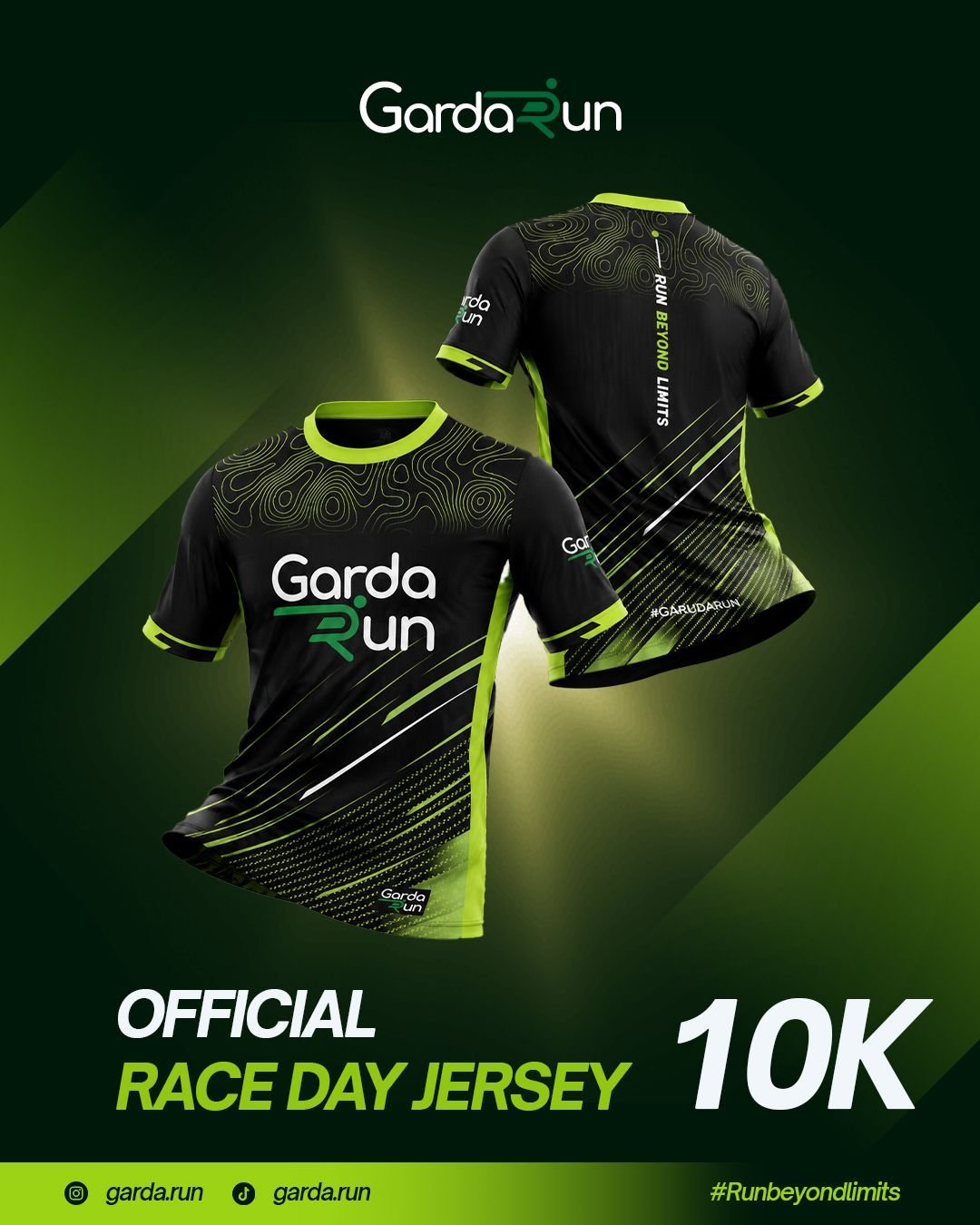 Desain jersey kategori 10K Run