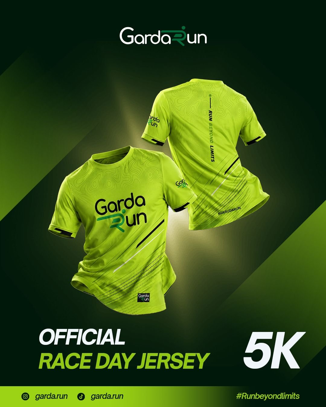 Desain jersey kategori 5K Fun Run